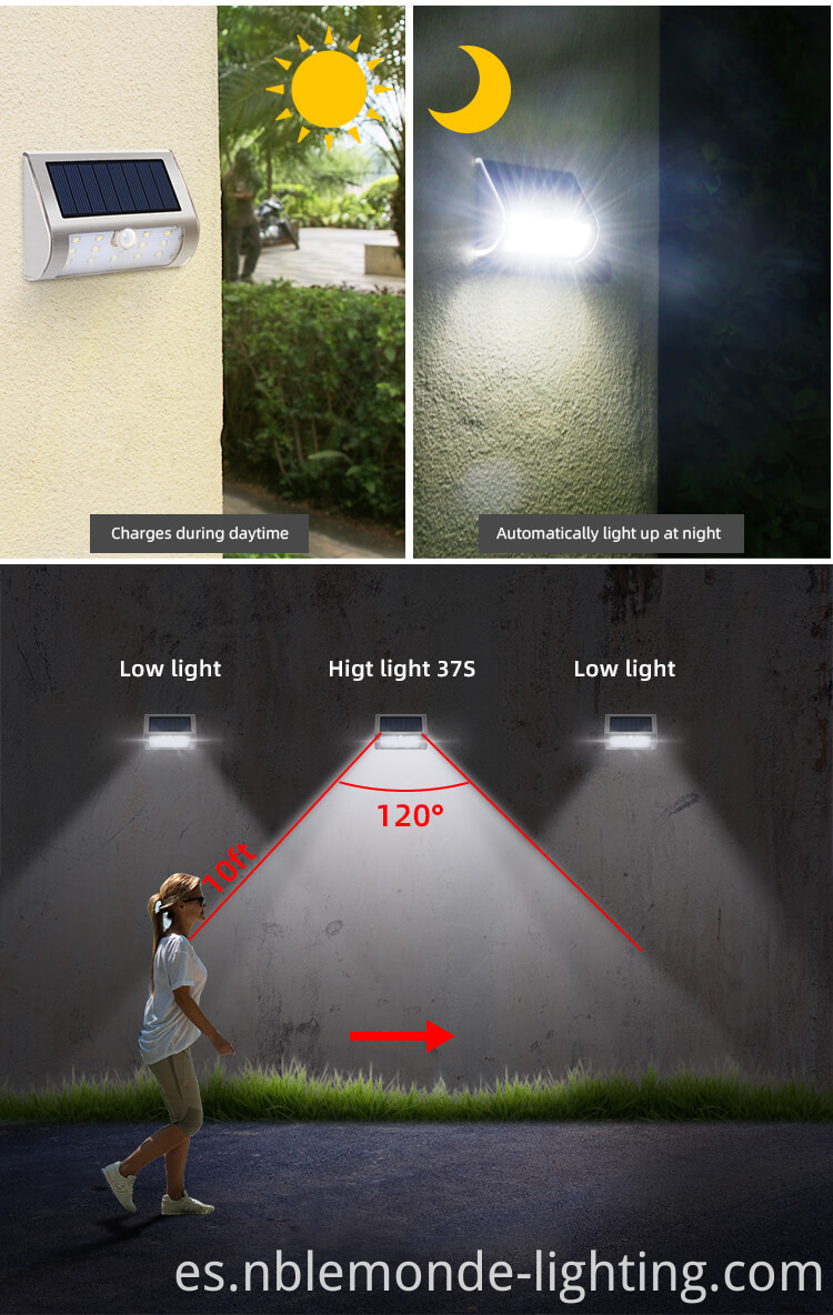 Solar Wall Light for Garden